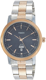 Timex Niebieski/Stal w kolorze różowego złota Ø39 mm TW000G913