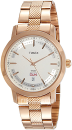 Timex Srebrny/Stal w kolorze różowego złota Ø39 mm TW000G917