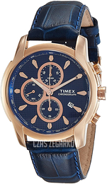 Timex Niebieski/Skóra Ø44 mm TW000Y519