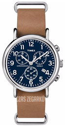 Timex Weekender Niebieski/Skóra Ø40 mm TW2P62300