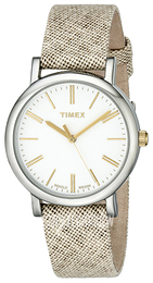 Timex Biały/Skóra Ø33 mm TW2P63700AB