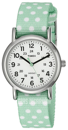 Timex Weekender Biały/Tkanina Ø31 mm TW2P655009J