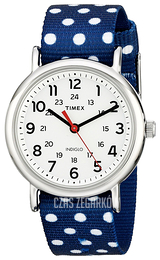Timex Weekender Biały/Tkanina Ø38 mm TW2P660009J