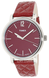 Timex Czerwony/Skóra Ø38 mm TW2P71200