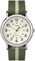 Timex Weekender Kremowy/Tkanina Ø38 mm TW2P72100D7
