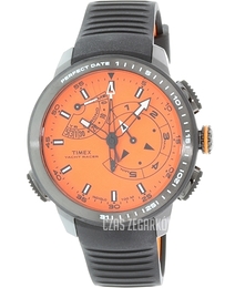 Timex Intelligent Pomarańczowy/Guma Ø47 mm TW2P73100