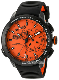 Timex Intelligent Pomarańczowy/Guma Ø47 mm TW2P73100DH