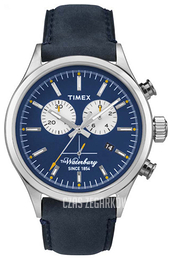 Timex Niebieski/Skóra Ø44 mm TW2P75400