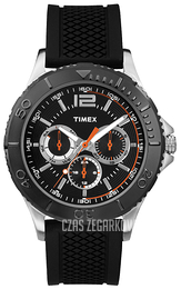 Timex Czarny/Guma Ø42 mm TW2P87500