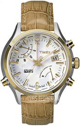 Timex Intelligent Biały/Skóra Ø44 mm TW2P87900