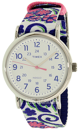 Timex Weekender Biały/Tkanina Ø38 mm TW2P90200