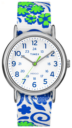 Timex Weekender Biały/Tkanina Ø38 mm TW2P90300