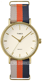 Timex Weekender Biały/Tkanina Ø37 mm TW2P91600D7