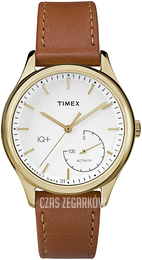 Timex Intelligent Biały/Skóra Ø34 mm TW2P95200