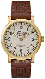 Timex Kremowy/Skóra Ø40 mm TW2P96700
