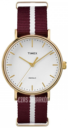 Timex Weekender Biały/Tkanina Ø37 mm TW2P98100