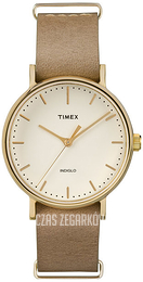 Timex Weekender Biały/Skóra Ø36 mm TW2P98400D7