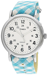 Timex Weekender Biały/Tkanina Ø38 mm TW2R24400