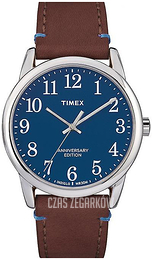 Timex Easy Reader Niebieski/Skóra Ø38 mm TW2R36000UK