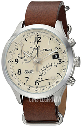 Timex Intelligent Kremowy/Skóra Ø43 mm TW2R55100