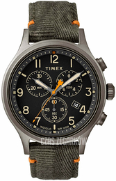 Timex Allied Zielony/Skóra Ø42 mm TW2R60200