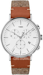 Timex Fairfield Biały/Skóra Ø41 mm TW2R62000