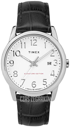 Timex Easy Reader Biały/Skóra Ø38 mm TW2R64900