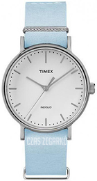 Timex Weekender Biały/Skóra Ø37 mm TW2R70300D7