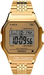 Timex Ekran LCD/Stal w odcieniu złota TW2R79200