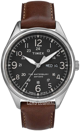 Timex Czarny/Skóra Ø42 mm TW2R89000