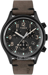 Timex Czarny/Skóra Ø41 mm TW2R96500