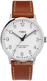 Timex Biały/Skóra Ø40 mm TW2T27500