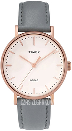 Timex Fairfield Beżowy/Skóra Ø37 mm TW2T31800
