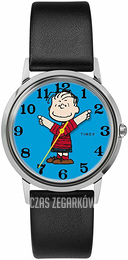 Timex Niebieski/Skóra Ø34 mm TW2T39700