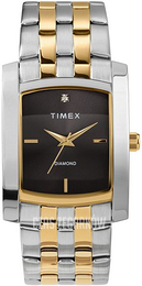 Timex Czarny/Stal w odcieniu złota TW2T60600
