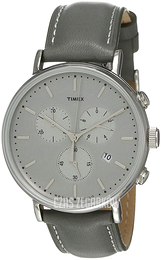 Timex Fairfield Szary/Skóra Ø41 mm TW2T67500