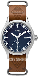Timex Niebieski/Skóra Ø40 mm TW2T81600