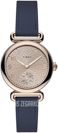 Timex Różowe złoto/Skóra Ø33 mm TW2T88200