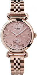 Timex Różowe złoto/Stal w kolorze różowego złota Ø33 mm TW2T88500D7