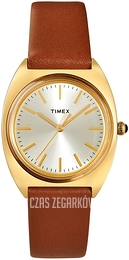 Timex Milano Xl Srebrny/Skóra Ø33 mm TW2T89900