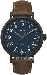 Timex Standard Niebieski/Skóra Ø43 mm TW2T90800