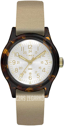 Timex Srebrny/Skóra Ø29 mm TW2T96100