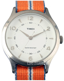 Timex Biały/Tkanina Ø35 mm TW2T97000LG