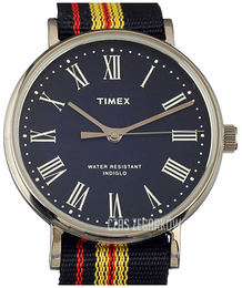 Timex Niebieski/Tkanina Ø42 mm TW2T98700LG