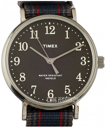 Timex Czarny/Tkanina Ø37 mm TW2T99100LG