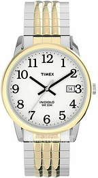 Timex Easy Reader Biały/Stal w odcieniu złota Ø35 mm TW2U08900