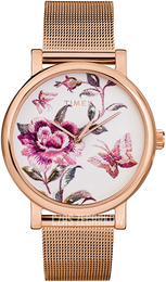 Timex Biały/Stal w kolorze różowego złota Ø38 mm TW2U19500D7