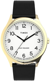 Timex Easy Reader Biały/Skóra Ø40 mm TW2U22200