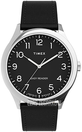 Timex Easy Reader Czarny/Skóra Ø40 mm TW2U22300
