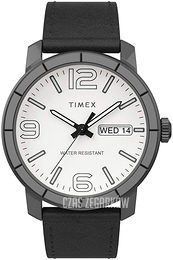 Timex Biały/Skóra Ø44 mm TW2U30400
